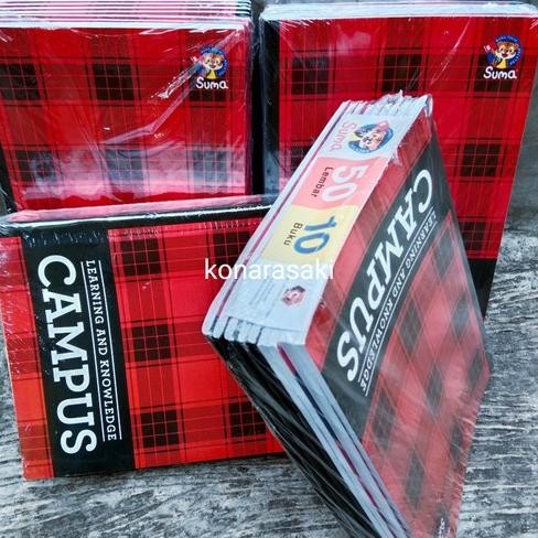 

Buku Campus Suma isi 50 lembar ( pak 10 buku ) AST