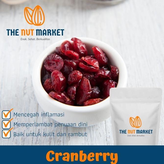 

Dried Cranberry, Buah Kranberi Kering 500 Gram, Import Usa