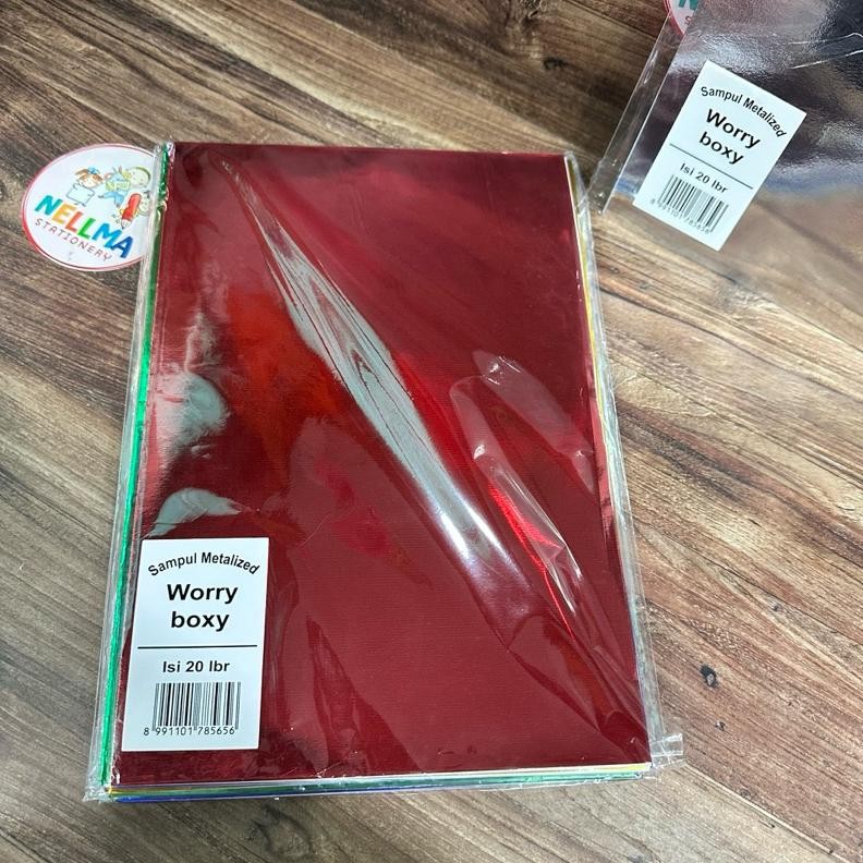 

Sampul Buku Campus Boxy Warna Metalik isi 20 lembar AST