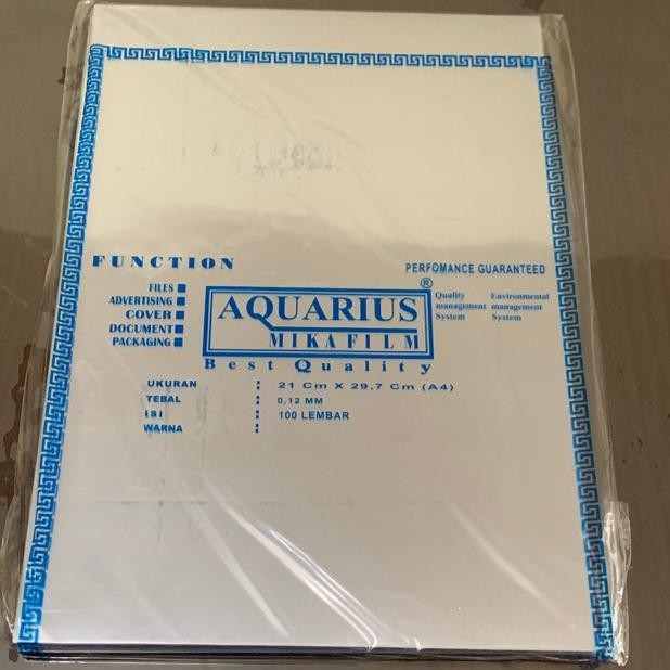 

Plastik mika jilid tebal 0.12 mm A4 AST