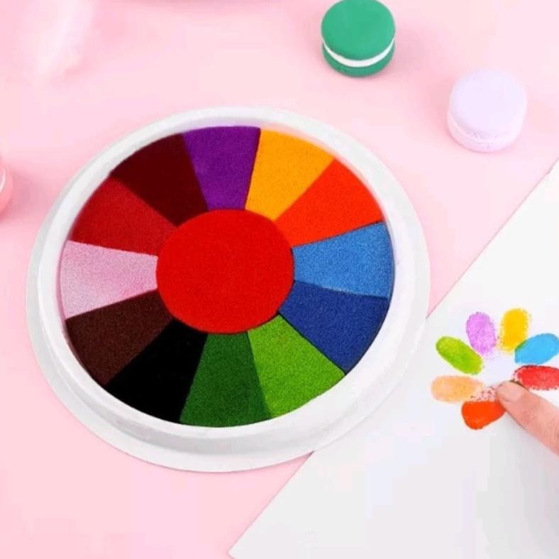 

MAINAN EDUKASI FINGER PAINT INK BESAR ANAK STEMPEL CAT JARI ANAK TINTA CAP TAKTIL AST