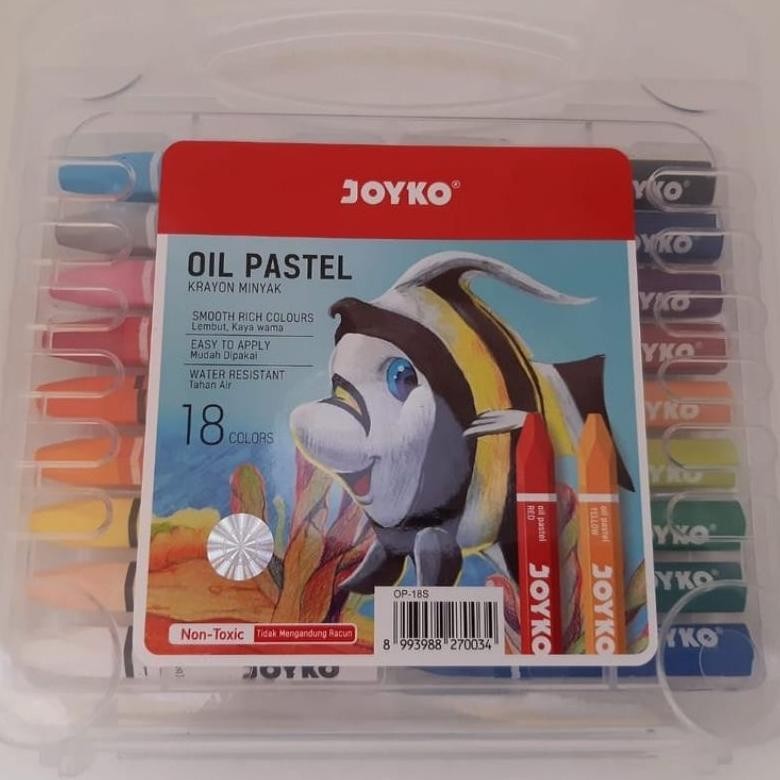 

Crayon / Krayon Oil Pastel - Joyko 18 Warna MURAH! AST