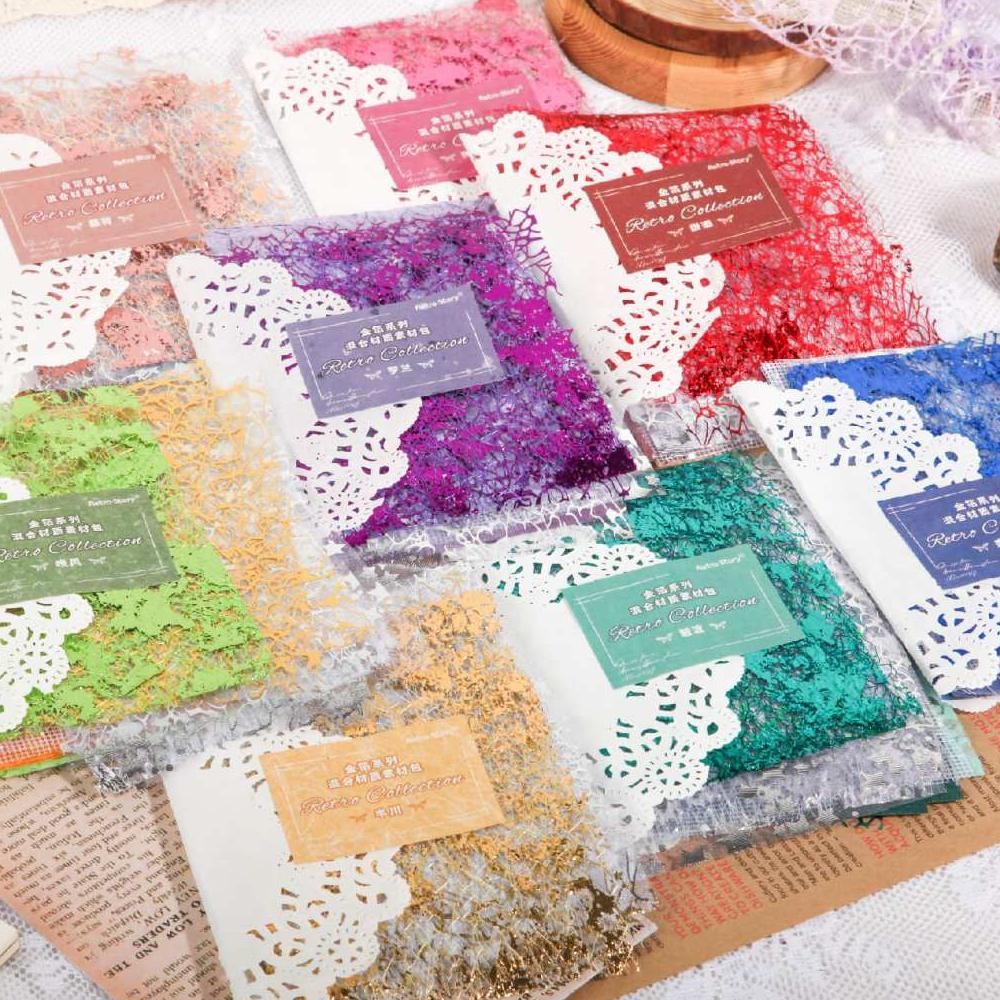 

16 Lembar Kertas Hias Seri Foil Emas 10x14cm Untuk Dekorasi Scrapbook Bullet Journal Diary Jurnal Retro Vintage AST