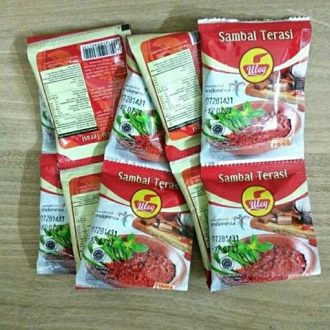 

sambal terasi uleg | isi 10 sachet | sambel trasi H24