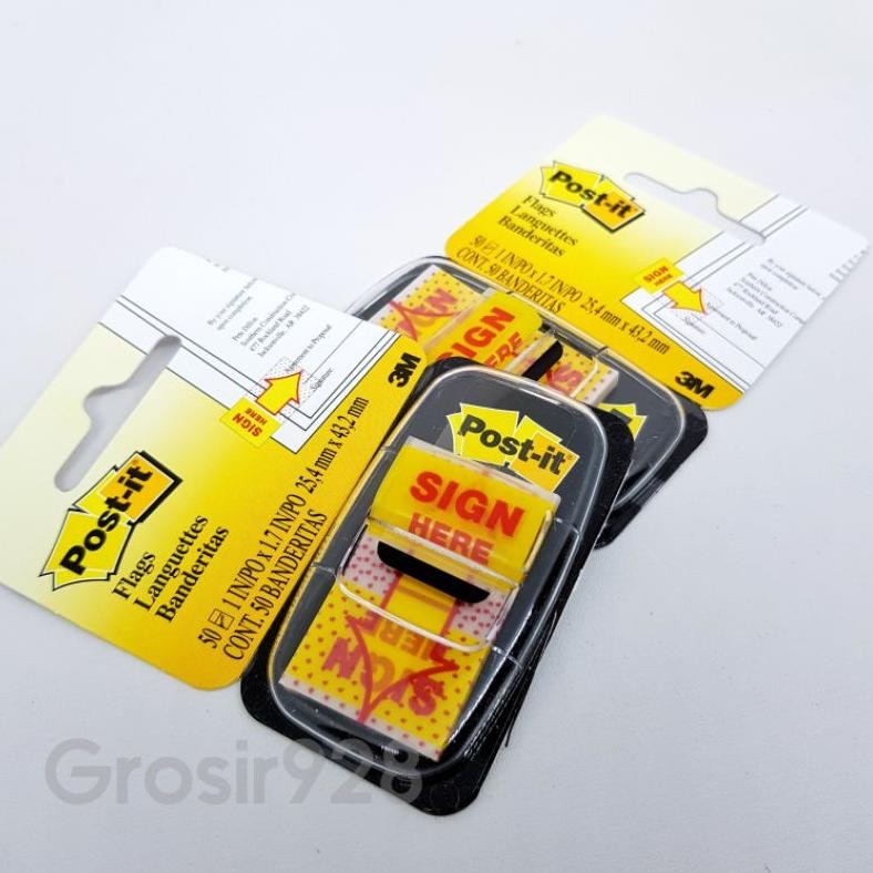 

Post It 3M Flags Sign Here ORIGINAL AST