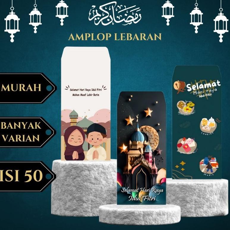 

AMPLOP LEBARAN (ISI 50)Amplop lebaran Idul Fitri murah/Amplop lebaran Karakter/amplop lebaran isi 50 AST