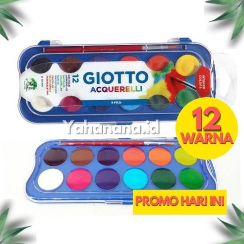 

CAT AIR / CAT AIR KERING GIOTTO ACQUERELLI MINI 12 WARNA CAT AIR 23 MM AST