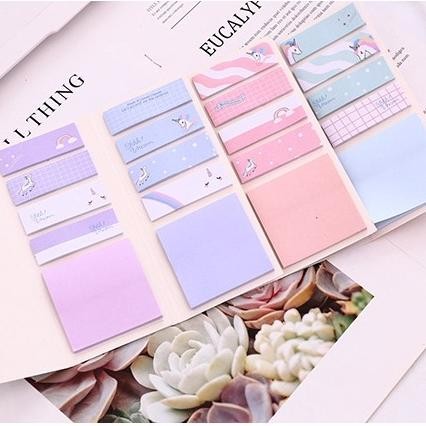 

Memo Pad Post It Cartoon Unicorn AST