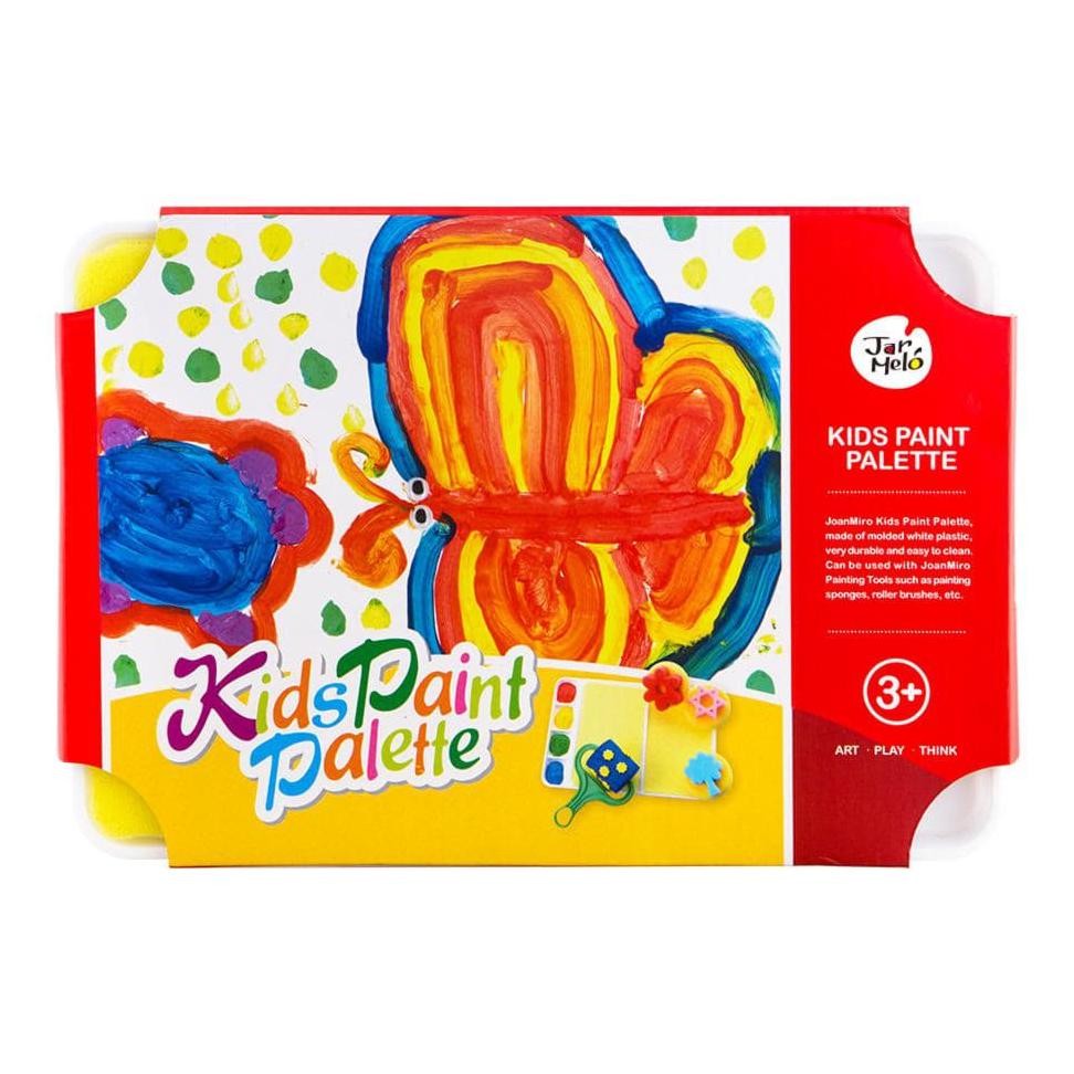 

JOAN MIRO KIDS PAINT PALETTE PIRINGAN MELUKIS CAT WARNA PIRING CAT WARNA AST