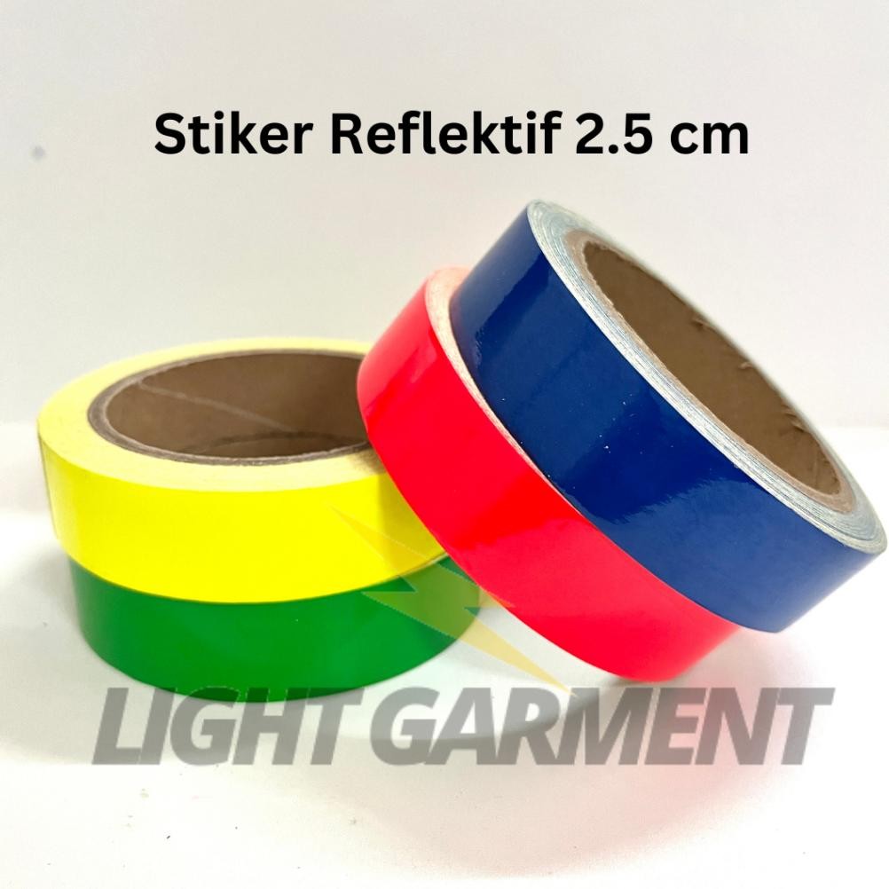 

Stiker Reflektor Reflektif 2,5 cm Scotlite Nyala Roll isi 10 METER / Scotlight Sticker List Tape Serbaguna Multifungsi Velg Sepeda Motor AST
