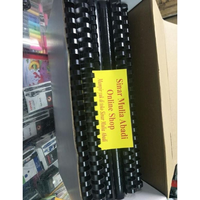 

Spiral Plastik Jilid 20 mm Folio / Dus isi 100 AST