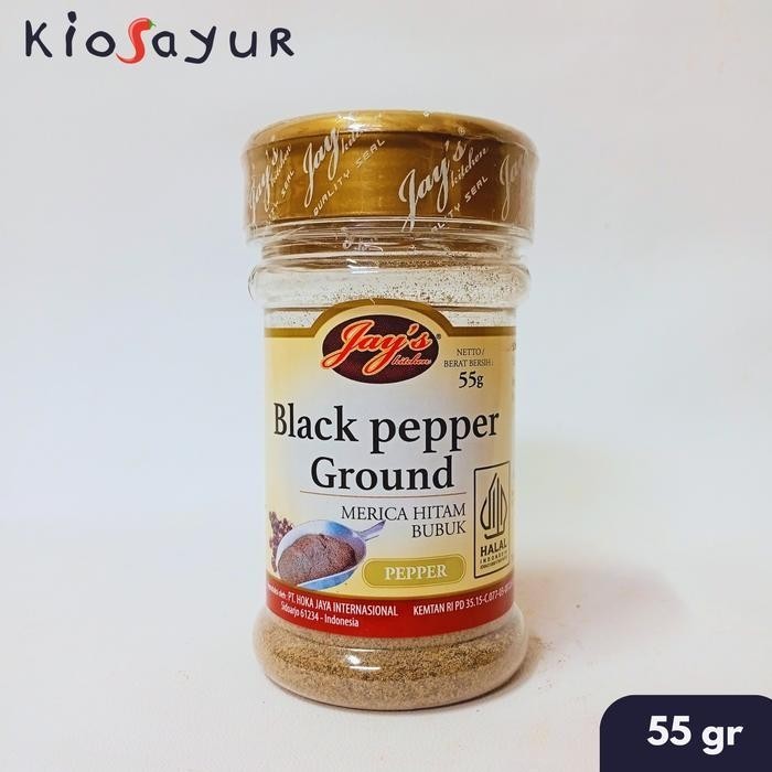 

Black Papper Crushed / Merica Hitam Bubuk Jay'S 60 gram
