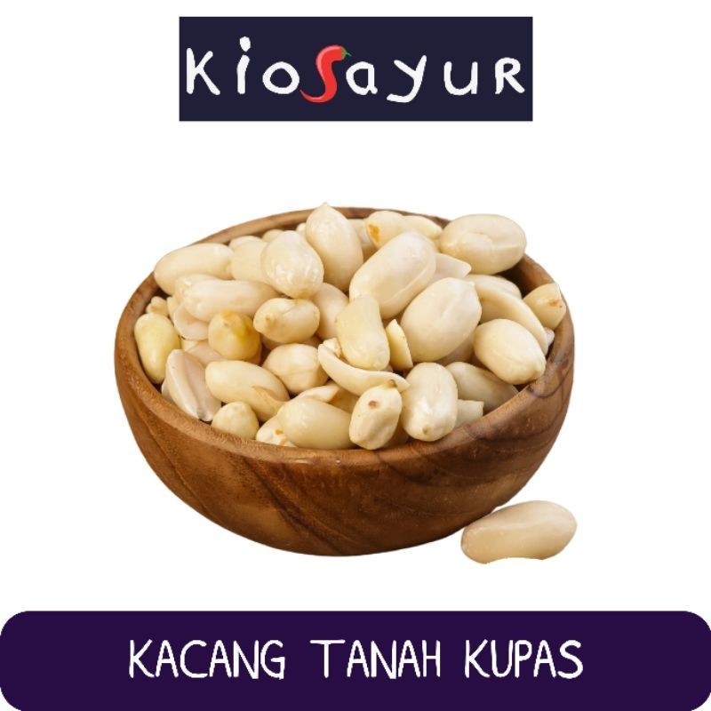 

Kacang Tanah Kupas Putih Kiosayur