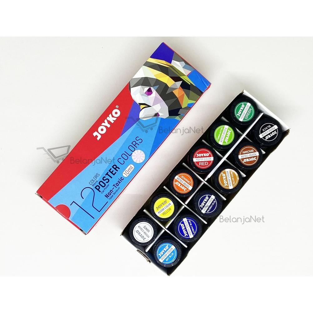 

Poster Color / Cat Poster TiTi PC-10ML-12C / 12 Warna / Colors AST