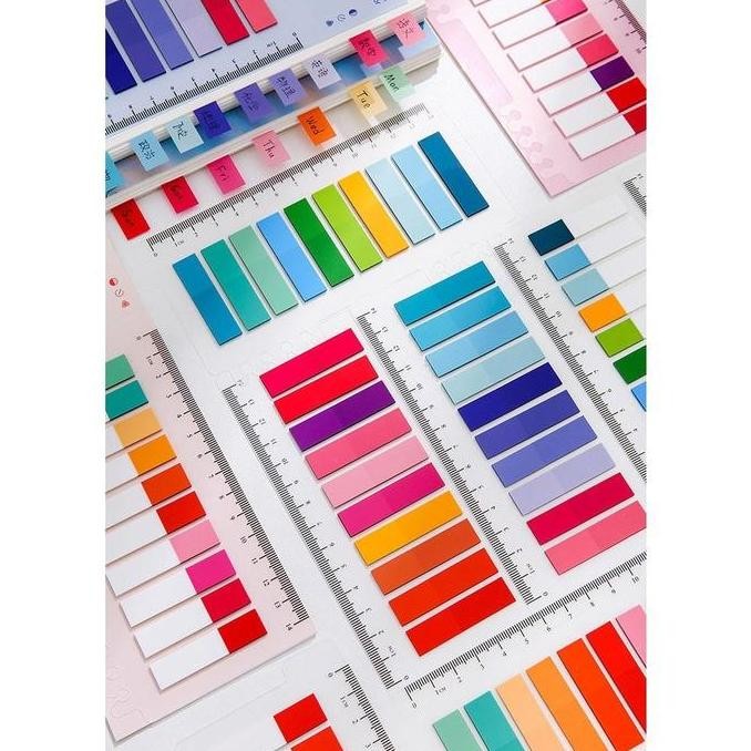 

Winzige Index Mark Penanda Pembatas Lucu Sticky Notes Transparan 200 Lember Sticky Tab Morandi Sticky Notes Aesthetic Sticky Memo Siswa Stationery Alat Kantor Sekolah Paper Co