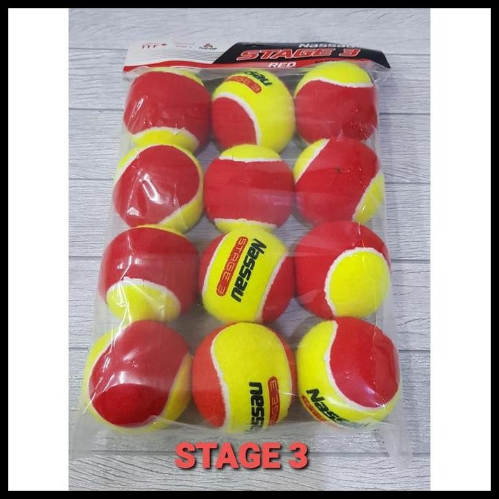 Bola Tenis Nassau Junior Stage 3 Terlaris