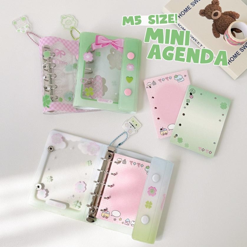 

Bibimcat - (M5 SIZE) Binder Journal Buku Agenda (SET + KERTAS) / Buku Tulis Catatan Diary Mini Lucu Aesthetic Estetik AST