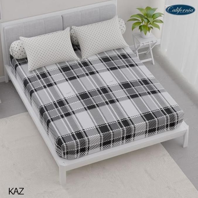 CALIFORNIA - SPREI KING CALIFORNIA 180X200 MOTIF KAZZ