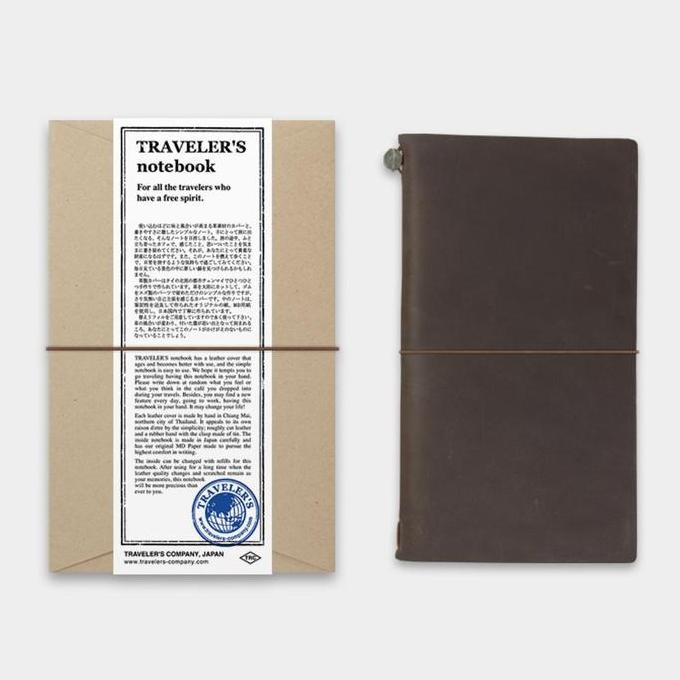 

Midori Traveler Notebook Regular Size Brown Co