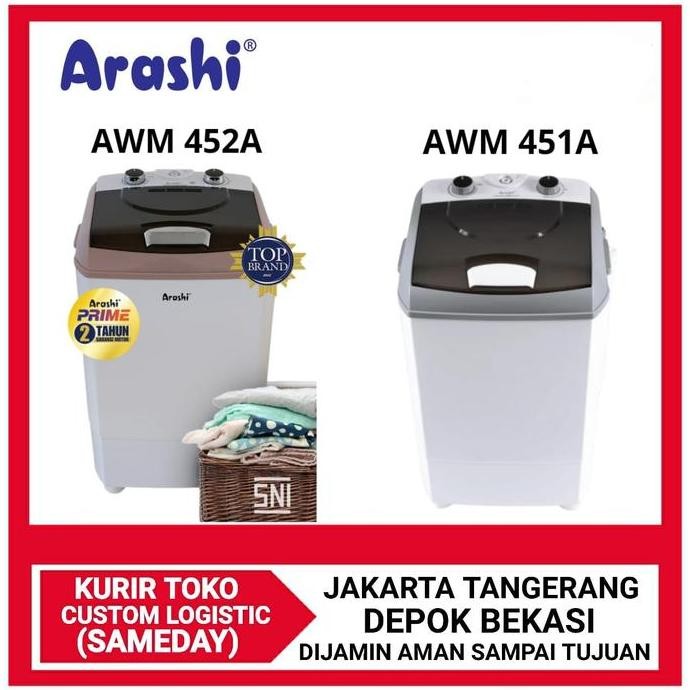 Mesin Cuci Portable Mesin Cuci Mini Arashi Awm451A