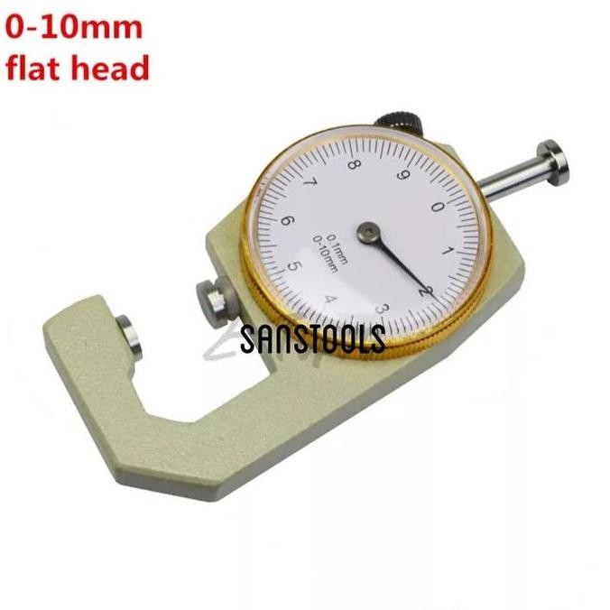 thickness gauge jarum manual alat ukur ketebalan plat kulit besi murah Promo