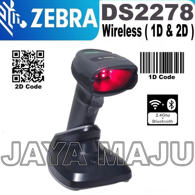 Bar Scanner Zebra Ds2278 Wireless - Scanner Wireless Zebra Ds2278 New Stok