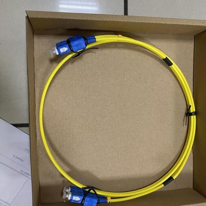 Netviel Kabel Patchcord Fo Fiber Optic Sc Sc Singlemode 1M New Stok