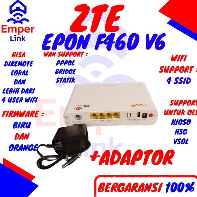 Onu/Ont Epon F460V6 F460 V6 New Stok