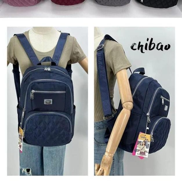 Tersedia Tas Ransel Laptop 14 inch Chibao 0804-22-86 Canvas Wanita