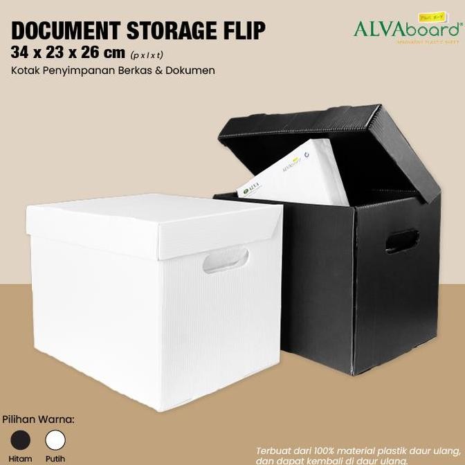 

Kardus Dokumen Arsip Alvaboard Box Flip Ukuran 34X23X26 Cm Co