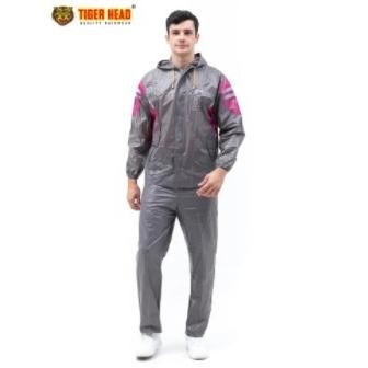 [Allthebest] Jas Hujan Karet TIGER HEAD STRETCH AXELO 68279 Elastis Jaket Celana