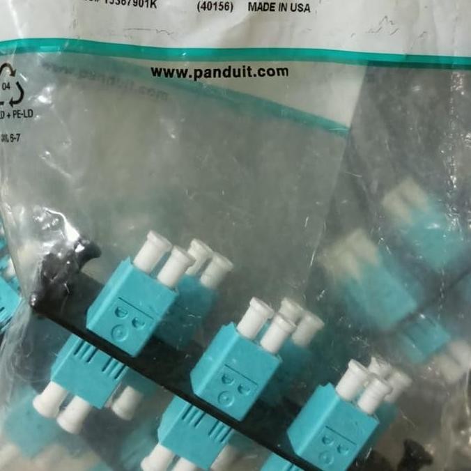Panduit Fap6Waqdlc Panel Fo Coupler Lc Duplex Fo12Core Om3 Multimode New Stok