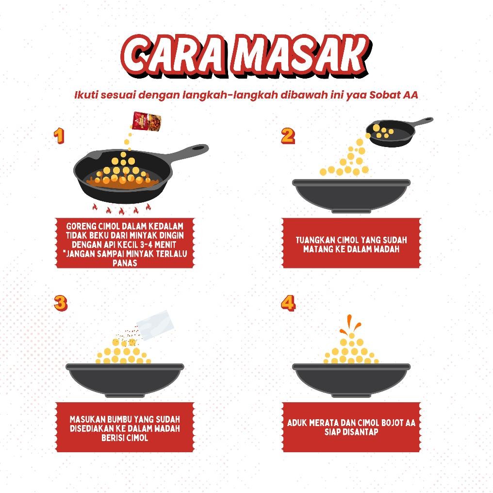 

Paket Jajan Hemat Nikmat 3 Cimol AA isi Mozzarella