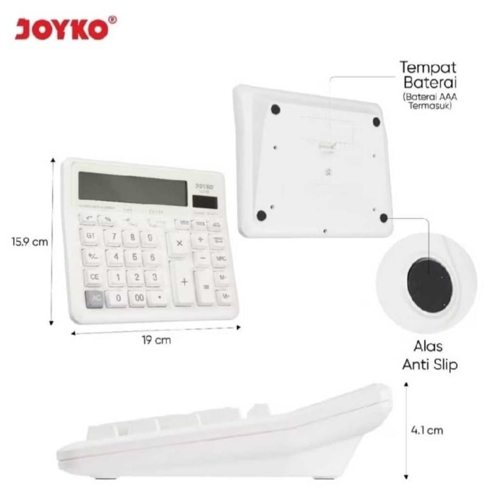 

Kalkulator Joyko CC-59 12 Digits Check and Correct