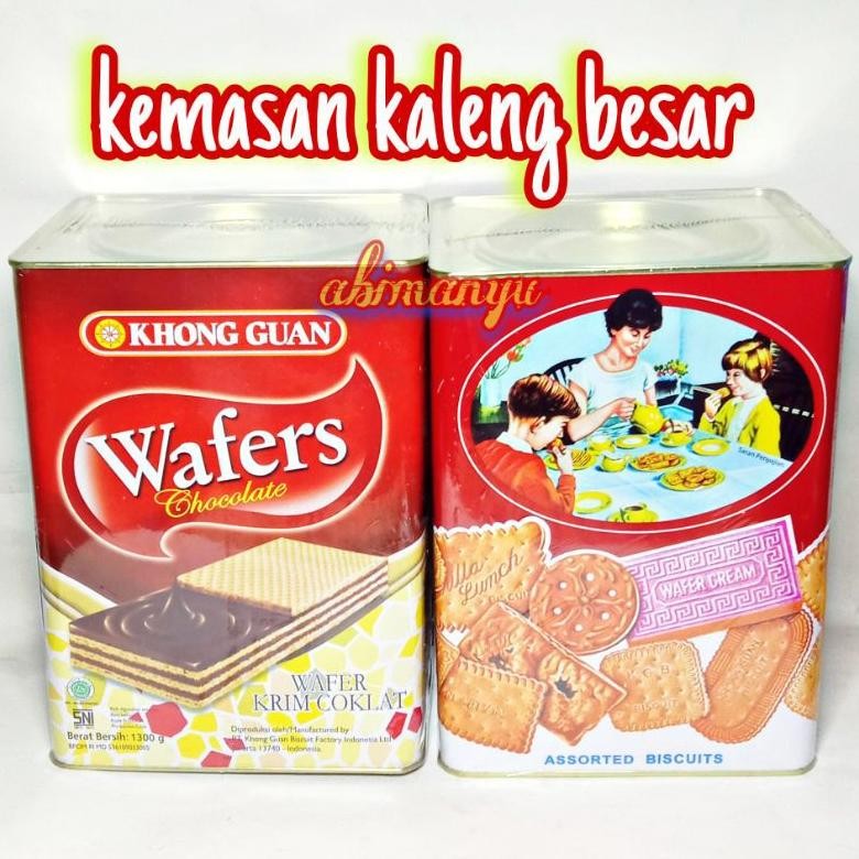 

wafer khong guan kaleng besar 1300 gram