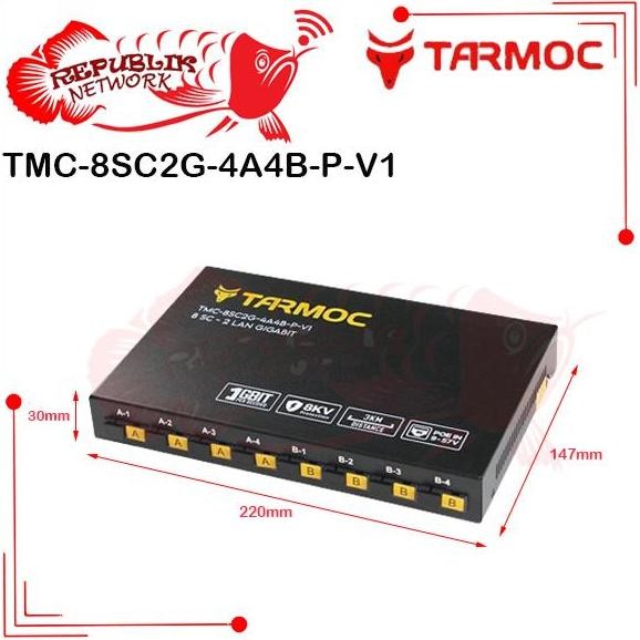 Media Converter 8 Sc 2 Port Gigabit Lan / 8 Fo 2 Lan Gigabit| 8Fo 2Lan New Stok