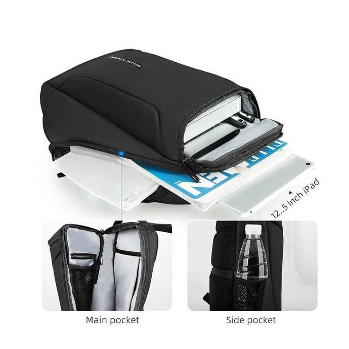 Promo Mark Ryden Mr7069 Crossbody Shoulder Bag - Tas Selempang Sling - Black