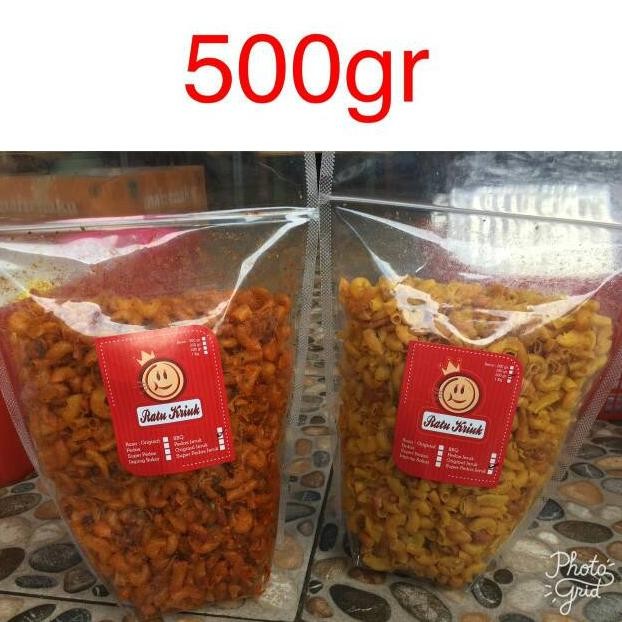 

(TERMURAH) Makaroni Khas Tasikmalaya Ukuran 500Gram By Ratu Kriuk