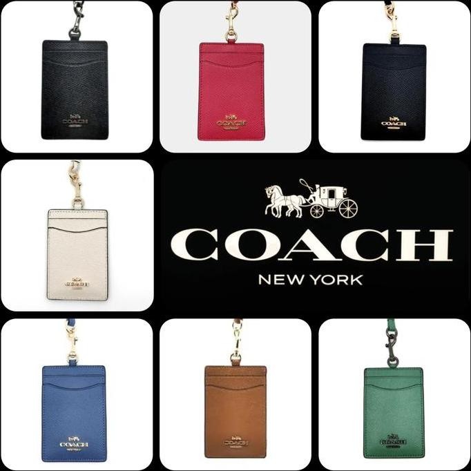 

Gantungan Id Card Lanyard Metal Logo Crossgrain Leather Original Fo Co