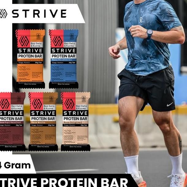 

Strive Protein Bar 60 Gram Muscle Bar Olahraga