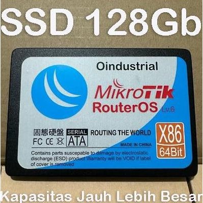 Dom Msata Mikrotik X86_64Bit Bebas Upgrade Downgrade New Stok