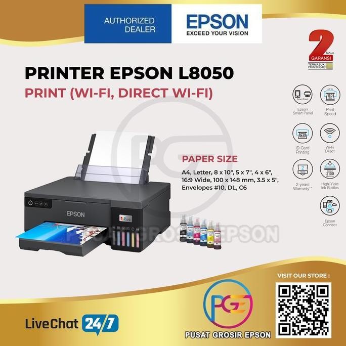 Epson Ecotank L8050 L-8050 L 8050 Resmi New Stok