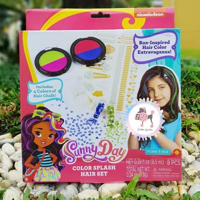 Nickelodeon Sunny Day Color Splash Hair Set