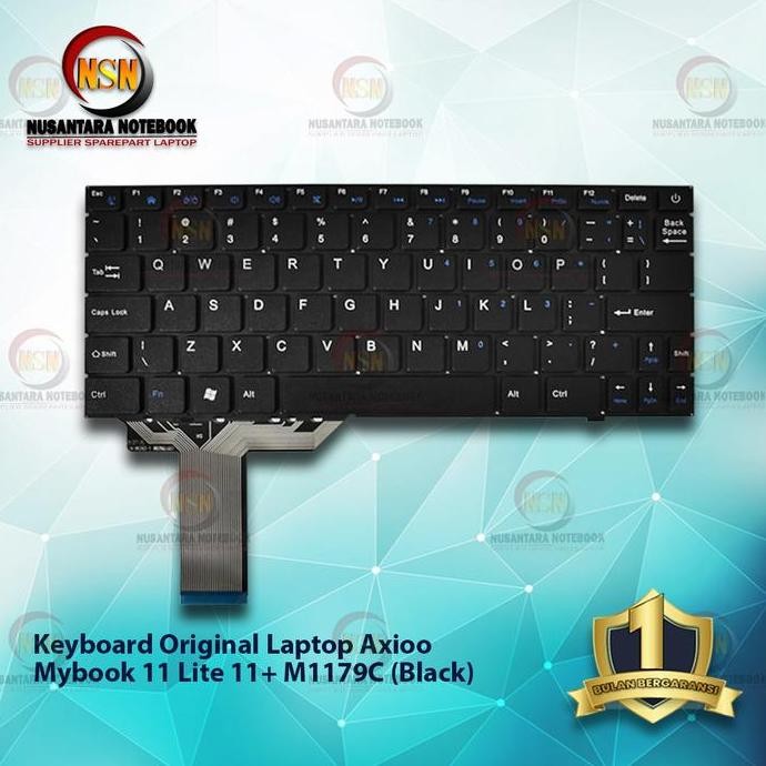 Keyboard Original Laptop Axioo Mybook 11 Lite 11+ M1179C (Black) New Stok