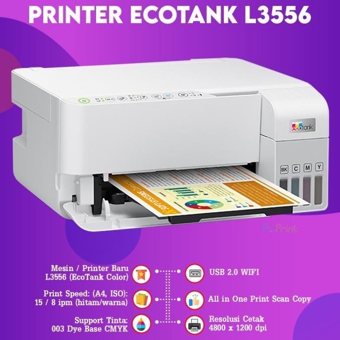 Printer Epson L3150 L 3150 Ecotank Wireless All In One Printer New Stok