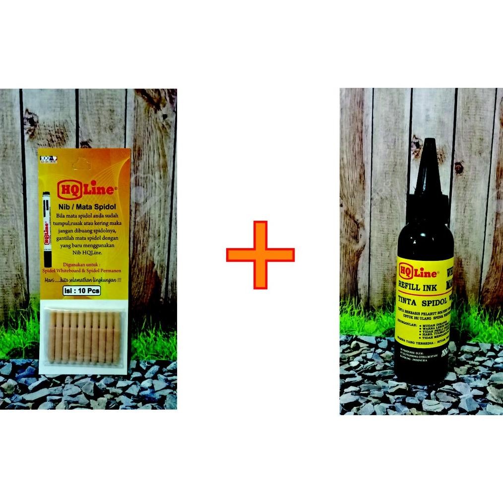 

Paket Mata Spidol + Tinta Spidol White Board HQ Line 100 ml