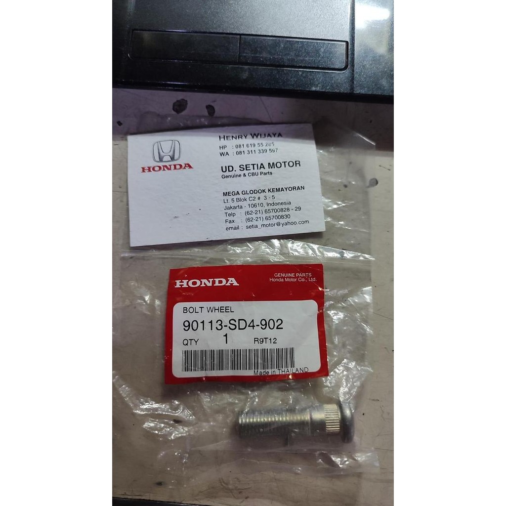 Baut Bolt Velg Roda Ban Mobil Honda Accord Crv Stream Original Harga Bersaing