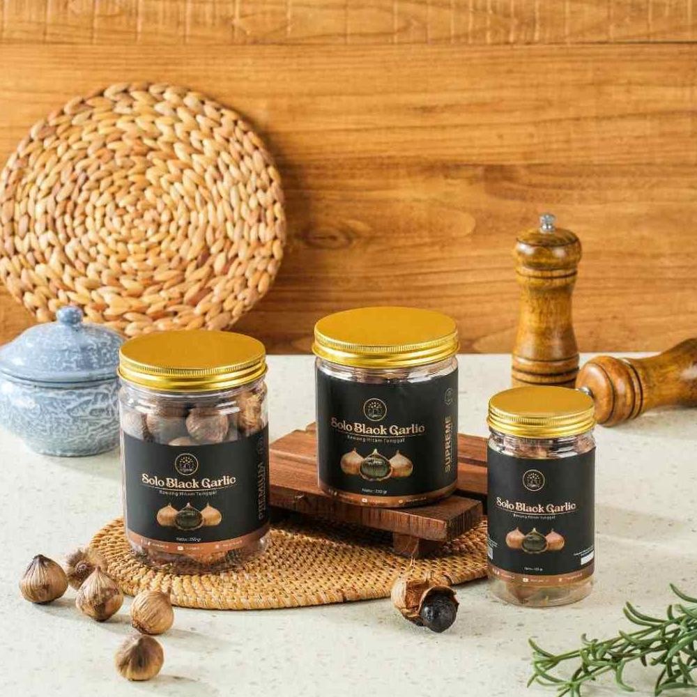 

(PREMIUM) TRUorganic Black Garlic Solo 125gr - Bawang Hitam Tunggal