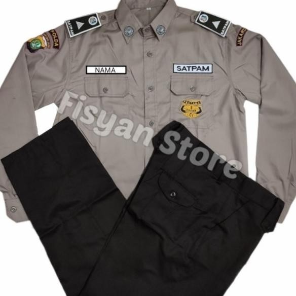 Seragam Pdl Sus Satpam Seragam Pdl Sus Security Coklat