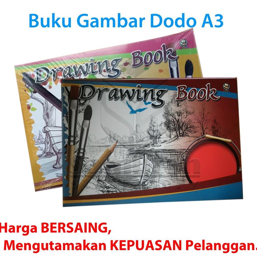 

Buku Gambar Dodo Ukuran A3 1 Pak Isi 10 Buku / Drawing Book Uk A 3 / Buku Sketsa Mengambar Kecil Untuk TK SD SMP SMA